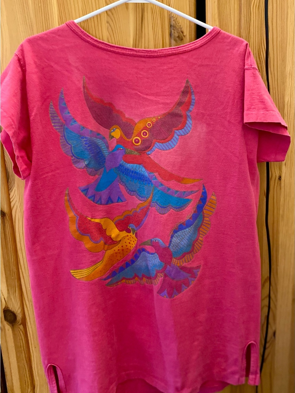 Laurel Burch vintage tunic/beach cover-up L-XL (some flaws) 21" p2p 32" long